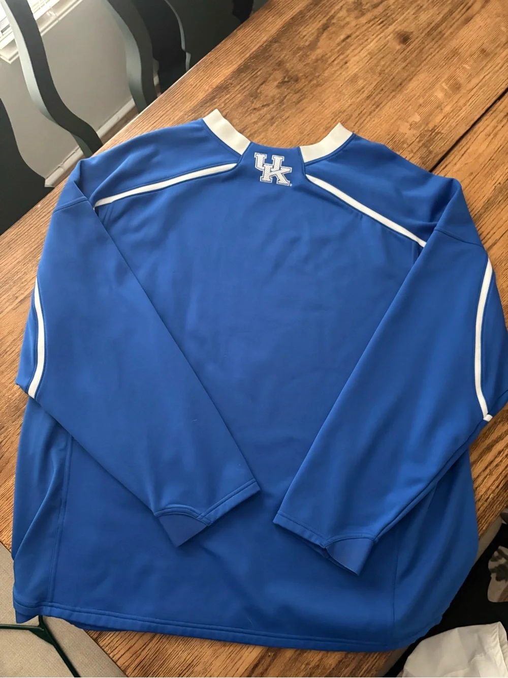 Nike Royal Blue and White Crewneck Sweatshirt